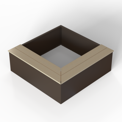 Zitbank | L-Vorm | Beige | 180x180x41 cm