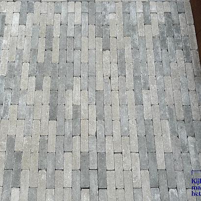 Stonique trommel waalformaat 7 cm oud heeg