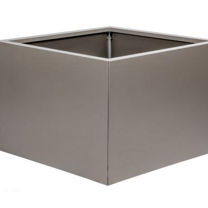 Bloembak vlak - TAUPE 60x60x60 cm