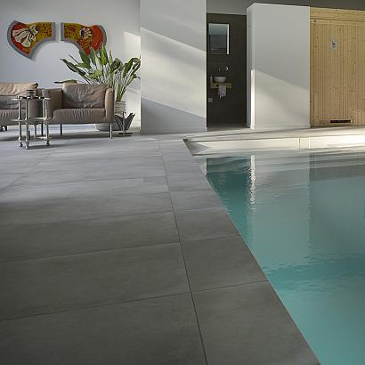 Solido Ceramica 30MM Cemento Taupe tegel 40x80x3 cm.