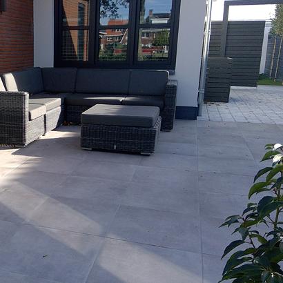 Solido Ceramica 30MM Cemento Smoke tegel 40x80x3 cm.