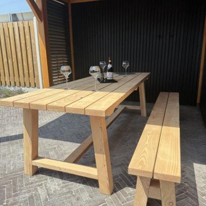 Houten tafel | Douglas | 2450x900x750 mm