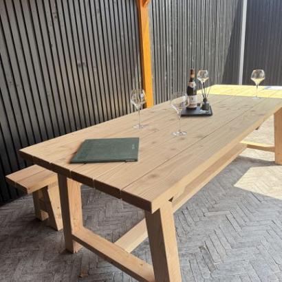 Houten tafel | Douglas | 2450x900x750 mm
