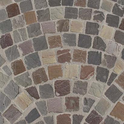 Natuursteen | TB gres Tavel | Beige/Bruin/Grijs | 10x10x5 cm