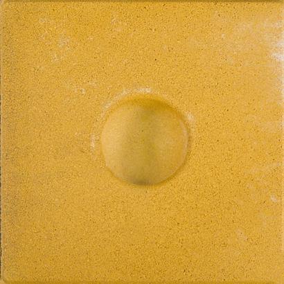 Knikkerpottegel | Geel | 30x30x6 cm