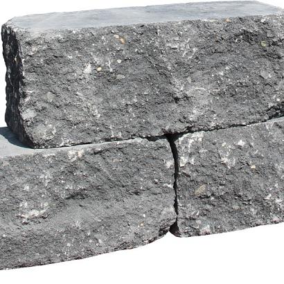 Cliff Walling | Antraciet | Getrommeld | 30x12x12 cm