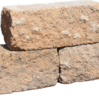 Cliff Walling | Bruin/Zwart | Getrommeld | 30x12x12 cm