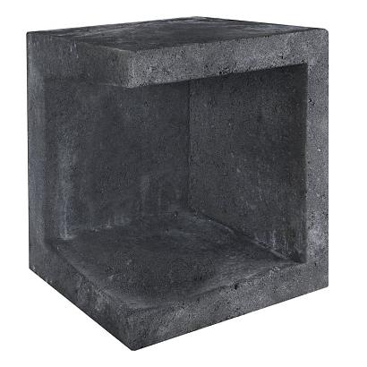 U-Element Hoek | Zwart | 40x40x50 cm