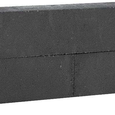 Forto Walling | Zwart | 60x10x10 cm