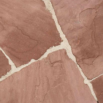 Flagstones per stuk | Weser (Duitsland) | Rood | 3-6 cm | Staptegel