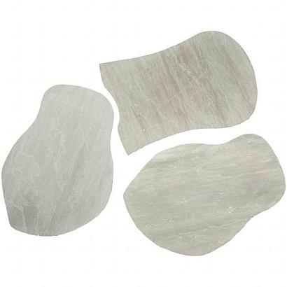 Flagstones per stuk | Kandla Grey (Autumn Grey) | Grijs | 5 stuks per m2 | Staptegel
