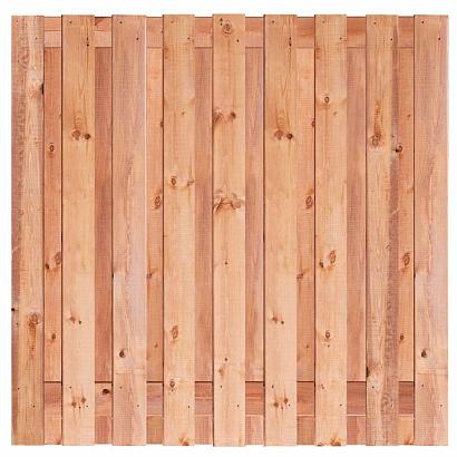 Tuinscherm | Red Class | Breil 19 planks/16mm | Geïmpregneerd | 180x180 cm