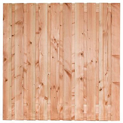 Tuinscherm | Douglas | Lima 21 planks/16mm | Blank | Geschaafd/Onbehandeld | RVS Geschroefd | 180x180 cm