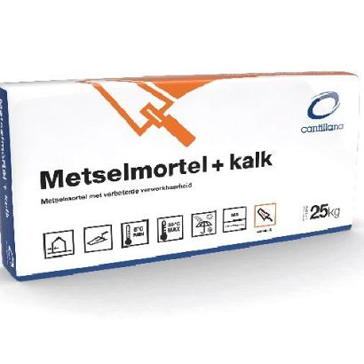 Bastaardmortel | Metselmortel met kalk | Zak 25 kg