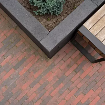 Tambour 20x5x7 rood/zwart