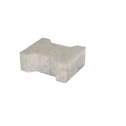 Basicstone H-verbandsteen 20x16,4/11,7x8 normaal facet grijs KOMO PL2