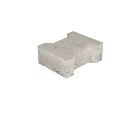 Basicstone H-verbandsteen 20x16,4/11,7x8 normaal facet grijs KOMO PL2