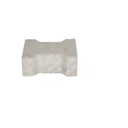 Basicstone H-verbandsteen 20x16,4/11,7x8 normaal facet grijs KOMO PL2