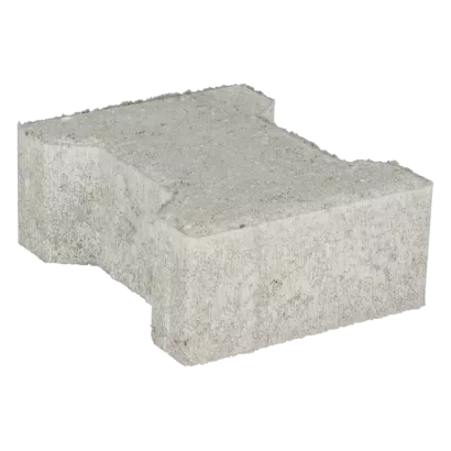 Ecotop Base H-verbandsteen 20x16,4/11,7x8 normaal facet grijs KOMO PL2