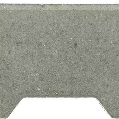 Ecotop Base Randsteen 20x13,4/11,5x8 normaal facet grijs KOMO PL2