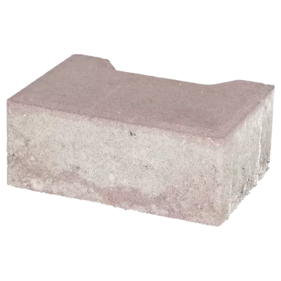 Ecotop Base Randsteen 20x13,4/11,5x8 normaal facet heidekleur KOMO PL2