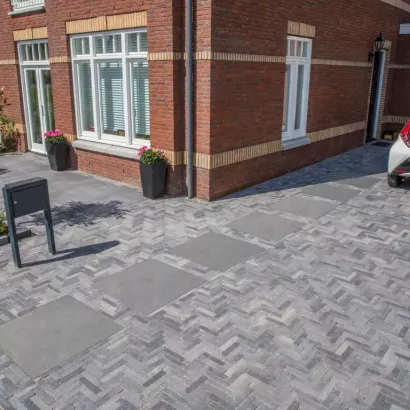 Schellevis Oudhollands Tegel 100x100x5 Antraciet