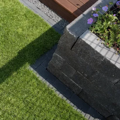 Wallblock Split 12x15x60 Antraciet