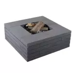 Moodul vuurschaal 60x60x15cm Cortenstaal