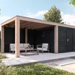 Douglas Overkapping Excellent geschaafd 300x780cm