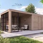 Douglas Overkapping Elegant fijn bezaagd 400x780cm