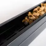 Top Stone 100/100 Lijngoot - Zwart (Aluminium) 100cm