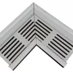 Top Stone 100/100 Hoekstuk - Grijs (Aluminium)