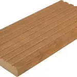 Bangkirai terrasplank glad/grof Basic 2,1x14,5x244cm