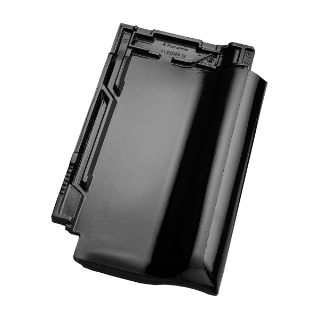 Alegra 12 dakpan zwart verglaasd