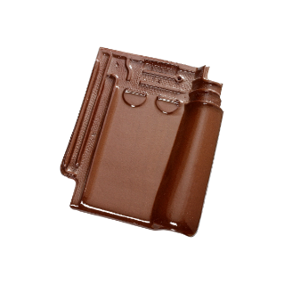 TdN993 dakpan bruin verglaasd