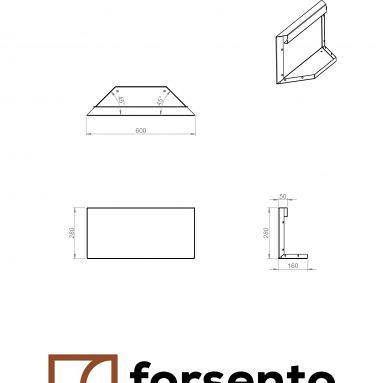 Plantenbak Module+ Kopschot paneel (D) 60x28