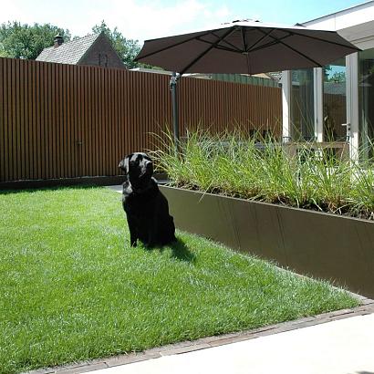 Plantenbak Vlak Supra Bruin 300x120x40 cm