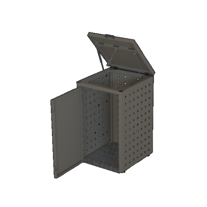 Kliko ombouw 240 Liter - 1 stuk TAUPE met klep