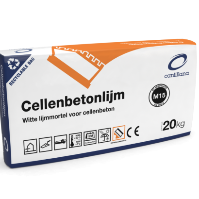 Cellenbetonlijm | Grijs | Granulometrie 0/0.5 mm | Zak 25 kg