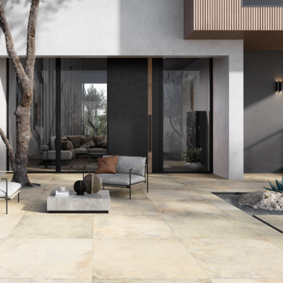 Sole 20MM Gold tegel 100x100x2 cm.