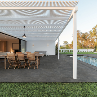 Fiorete 20MM Antracite tegel 100x100x2 cm.