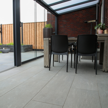 Pietra di Vals 20MM Greige tegel 40x120x2 cm