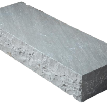 Kandla gres traptrede gekapt 100x35x14-16 cm. grijs