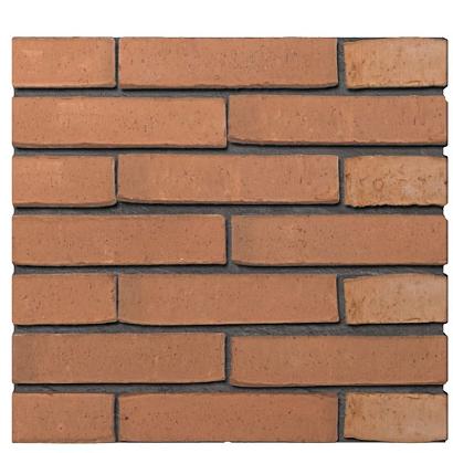 Gevelsteen | Vormbak Wasserstrich | Worm (Oranje) | Waalformaat