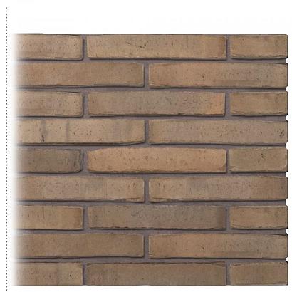 Gevelsteen | Vormbak Wasserstrich | Firenze (Naturel Mangaan Bont) | Hilversums formaat