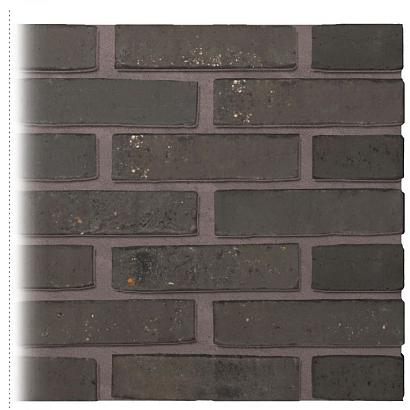 Gevelsteen | Vormbak Wasserstrich | Zwart gesinterd | Waalformaat