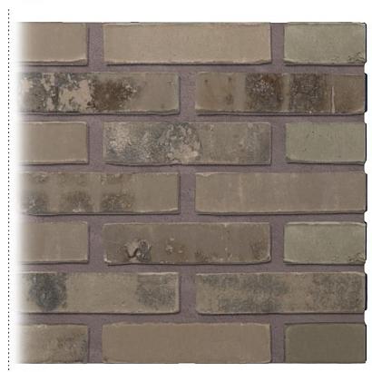 Gevelsteen | Vormbak Wasserstrich | Grijs gesinterd | Waalformaat