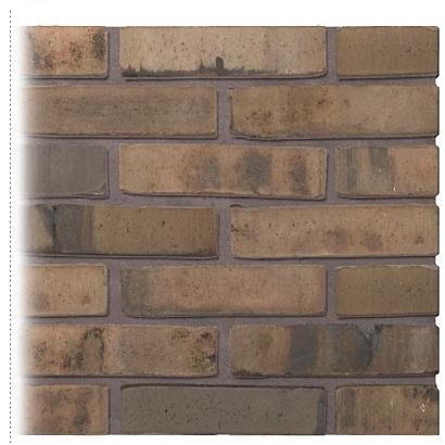 Gevelsteen | Vormbak Wasserstrich | Alm (Naturel Mangaan Bont gesinterd) | Waalformaat