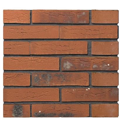 Gevelsteen | Handvorm | Oranje gesinterd | Waalformaat