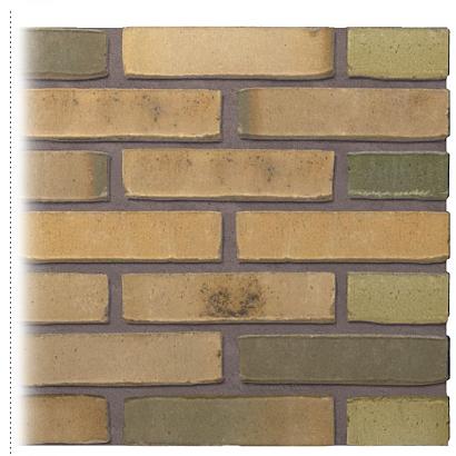 Gevelsteen | Vormbak Wasserstrich | Hunze (Geel Bont Mangaan gesinterd) | Waalformaat